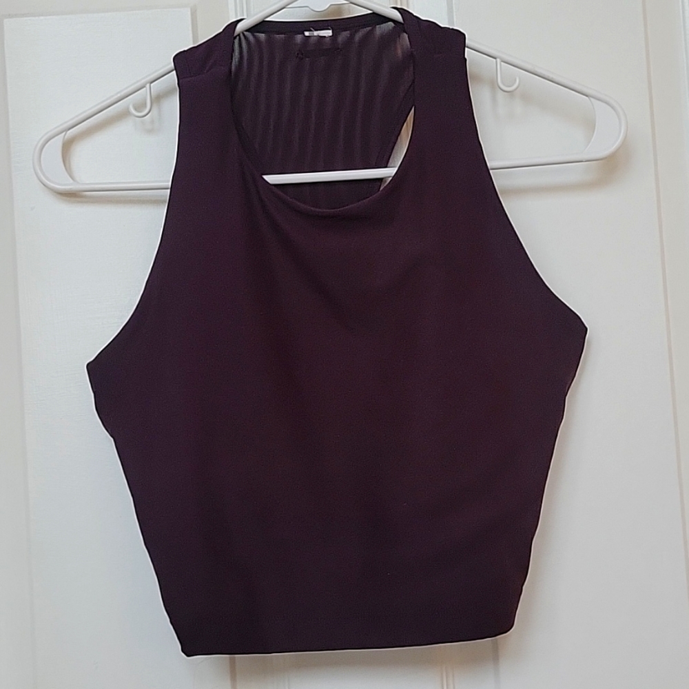 Mondetta workout bra deep purple NWOT